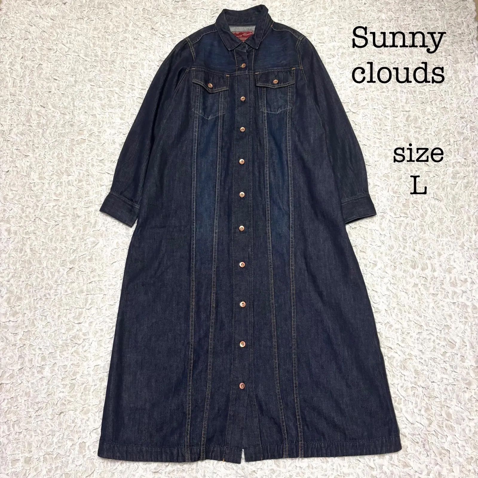 Sunny clouds サニークラウズ ジージャンピース デニムワンピース 
