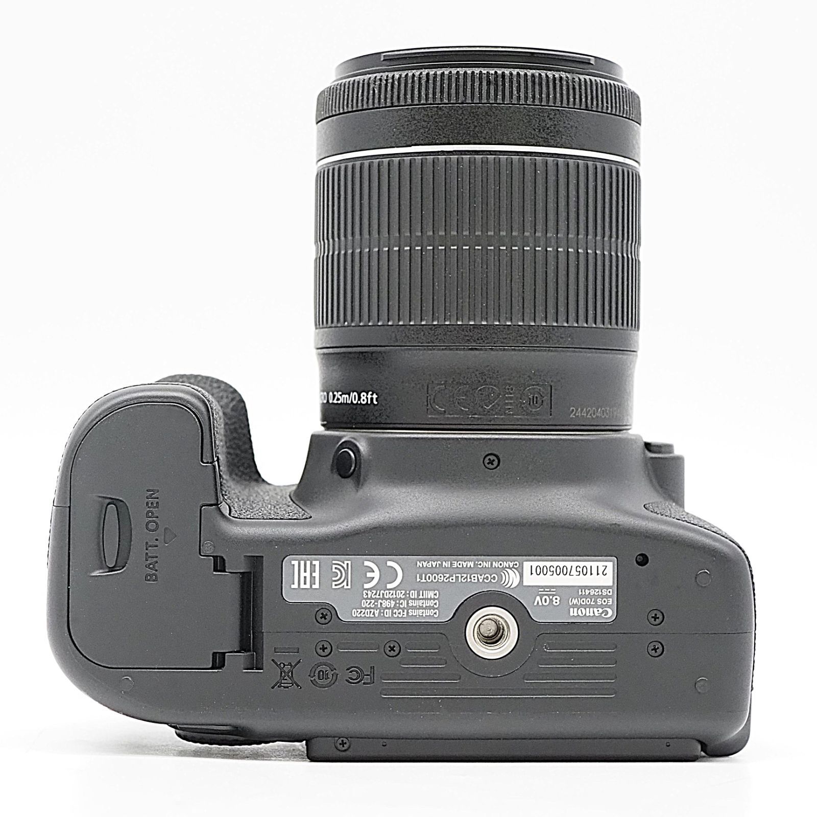70D EOS レンズキット Canon 18-55mm デジタル一眼レフカメラ IS STM 