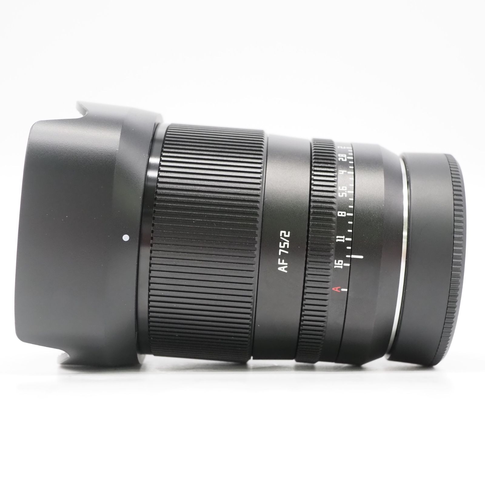 メルカリ最安　TTARTISAN AF 75mm F2 レンズ ソニーEマウント □ほぼ新品□ TTArtisan（ティーティーアーティザン）AF 75mm F2 E