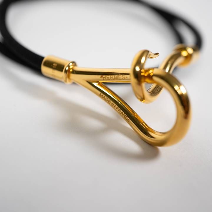 HERMES エルメス ジャンボ チョーカー Wブレスレット コットンコード