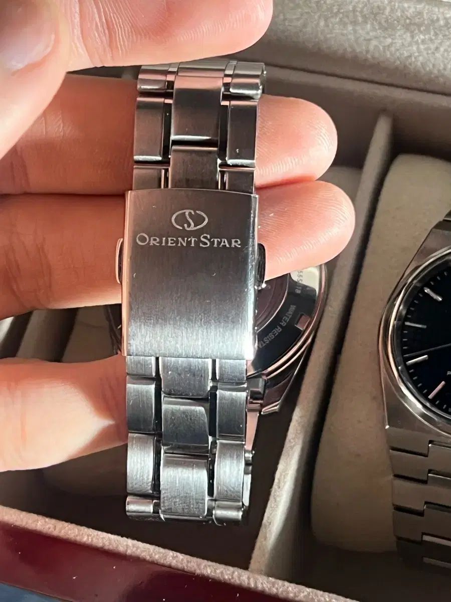  オリエントスター LEE re aus0006s00b ホワイト系 自動巻き時計 腕時計(アナログ)