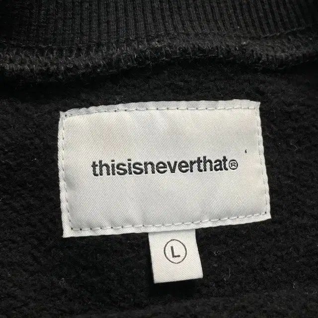 ディスイズネバーザット ブラック スウェット Tシャツ100