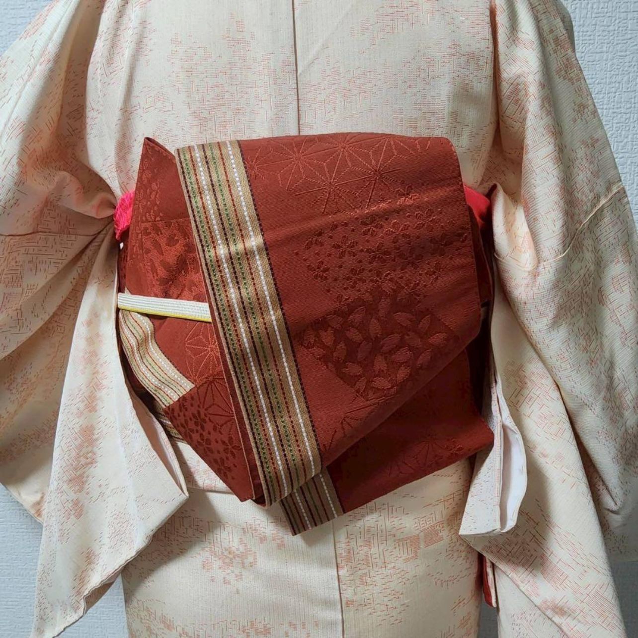 正絹 紬 十日町紬風 小紋 フルセット 4点 未着用 S〜M カ1-5 - メルカリ