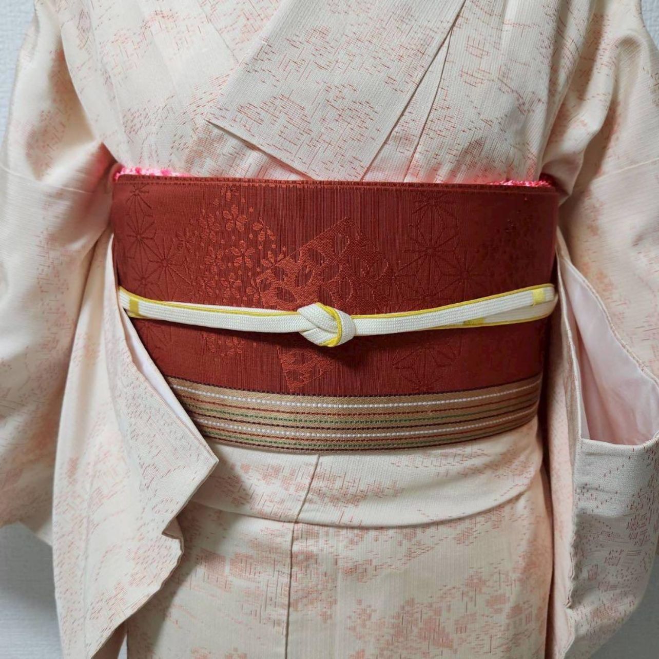 正絹 紬 十日町紬風 小紋 フルセット 4点 未着用 S〜M カ1-5 - メルカリ