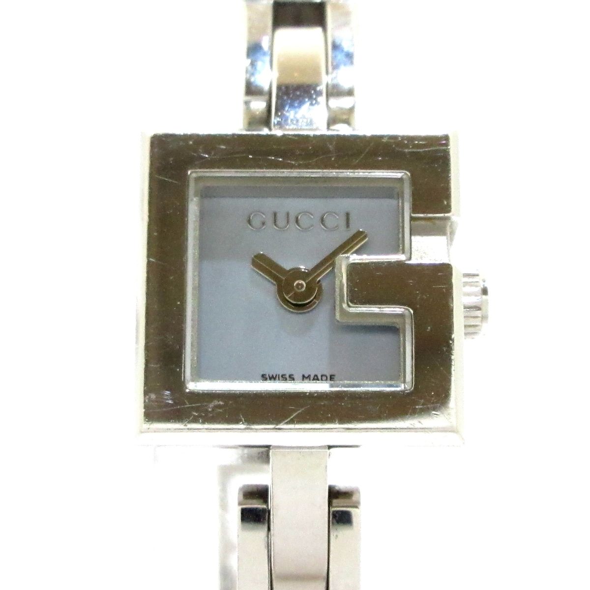 GUCCI(グッチ) 腕時計 Gミニ 102 レディース シェル文字盤 ブルー