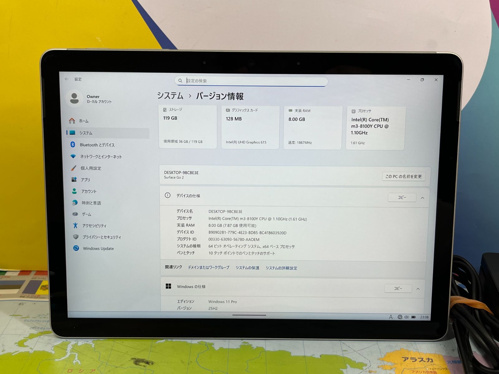 極美品 Microsoft Surface Go 2 LTE 10.5型25H2 - メルカリ