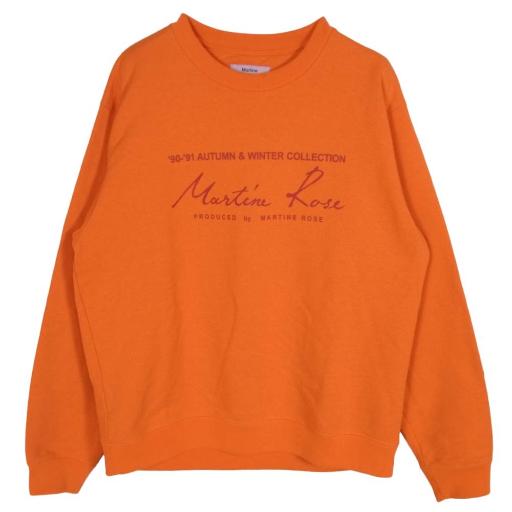 MARTIN ROSE マーティンローズ ロゴ プリント プルオーバー スウェット 