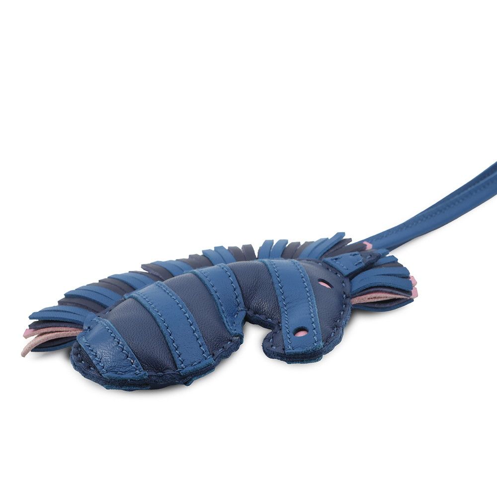 ❤未使用品❤ジージーサバンナチャーム ブルーフランス エルメス Z刻印 エルメス ルメス バッグチャーム ジージー・サバンナ ブルーサフィール/ブルー