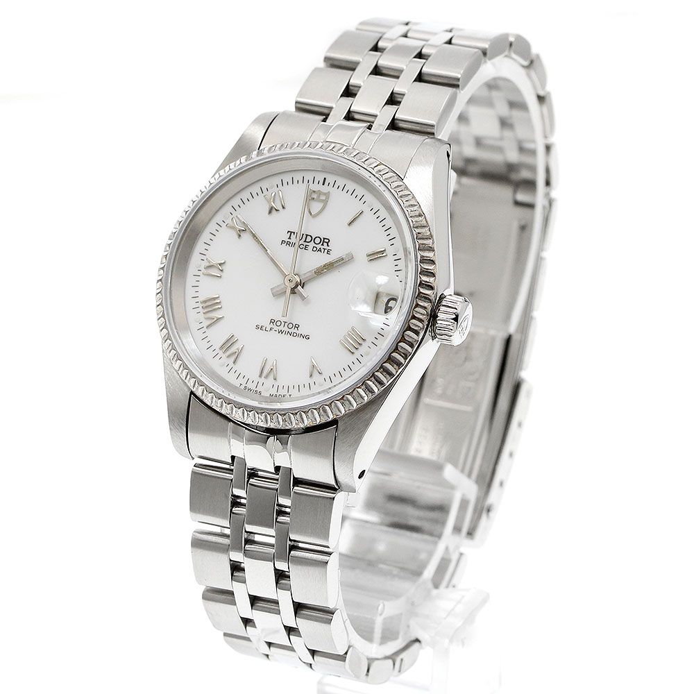  チュードル TUDOR 72034 プリンス デイト WGベゼル 自動巻き ボーイズ _942588 ブラウン系 自動巻き時計 腕時計(アナログ)