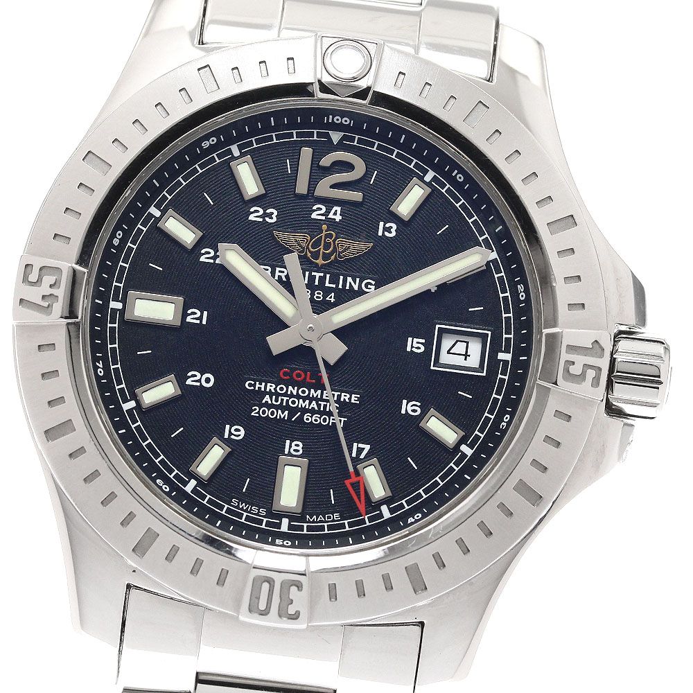 ブライトリング BREITLING A17313 コルト デイト クロノメーター 自動巻き メンズ _941897