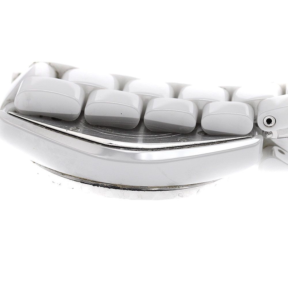 訳あり シャネル CHANEL H1629 J12 38mm 白セラミック 12Pダイヤ