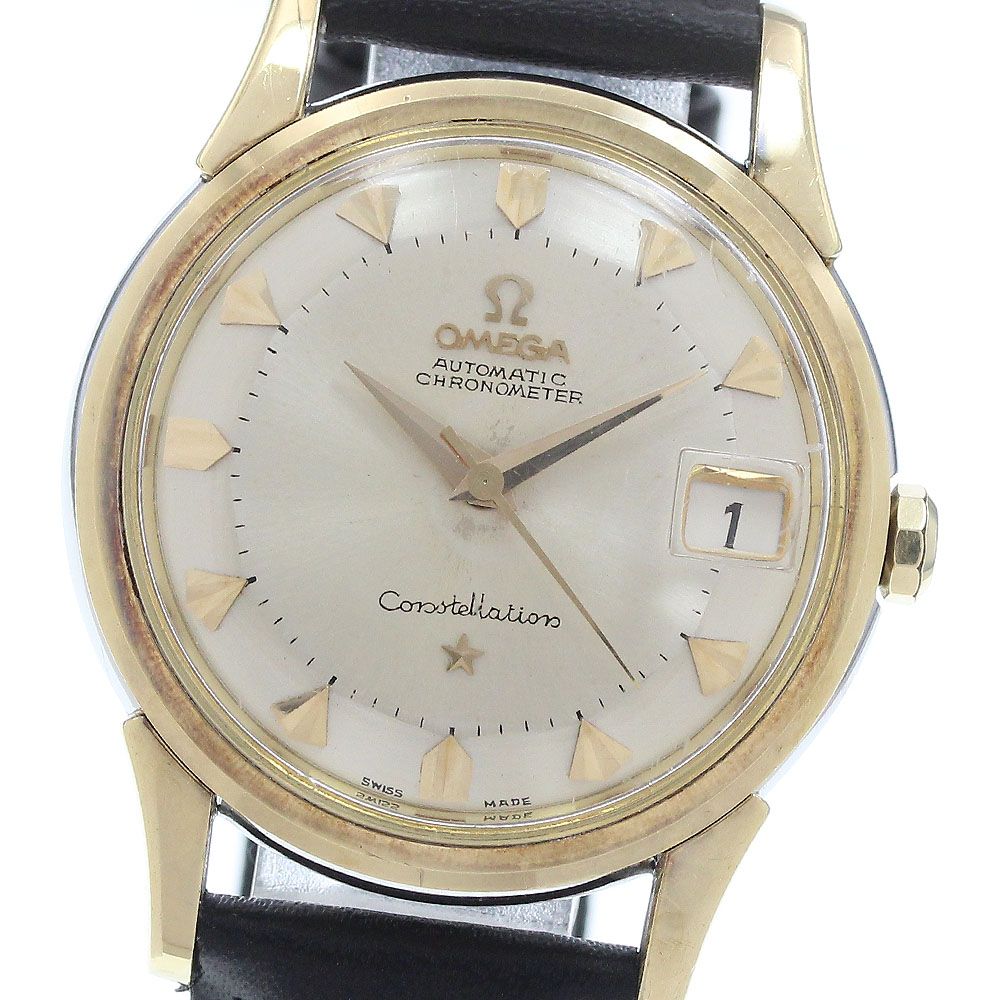 オメガ OMEGA 14393 9 SC コンステレーション デイト 12角 Cal.561 自動巻き メンズ _931593