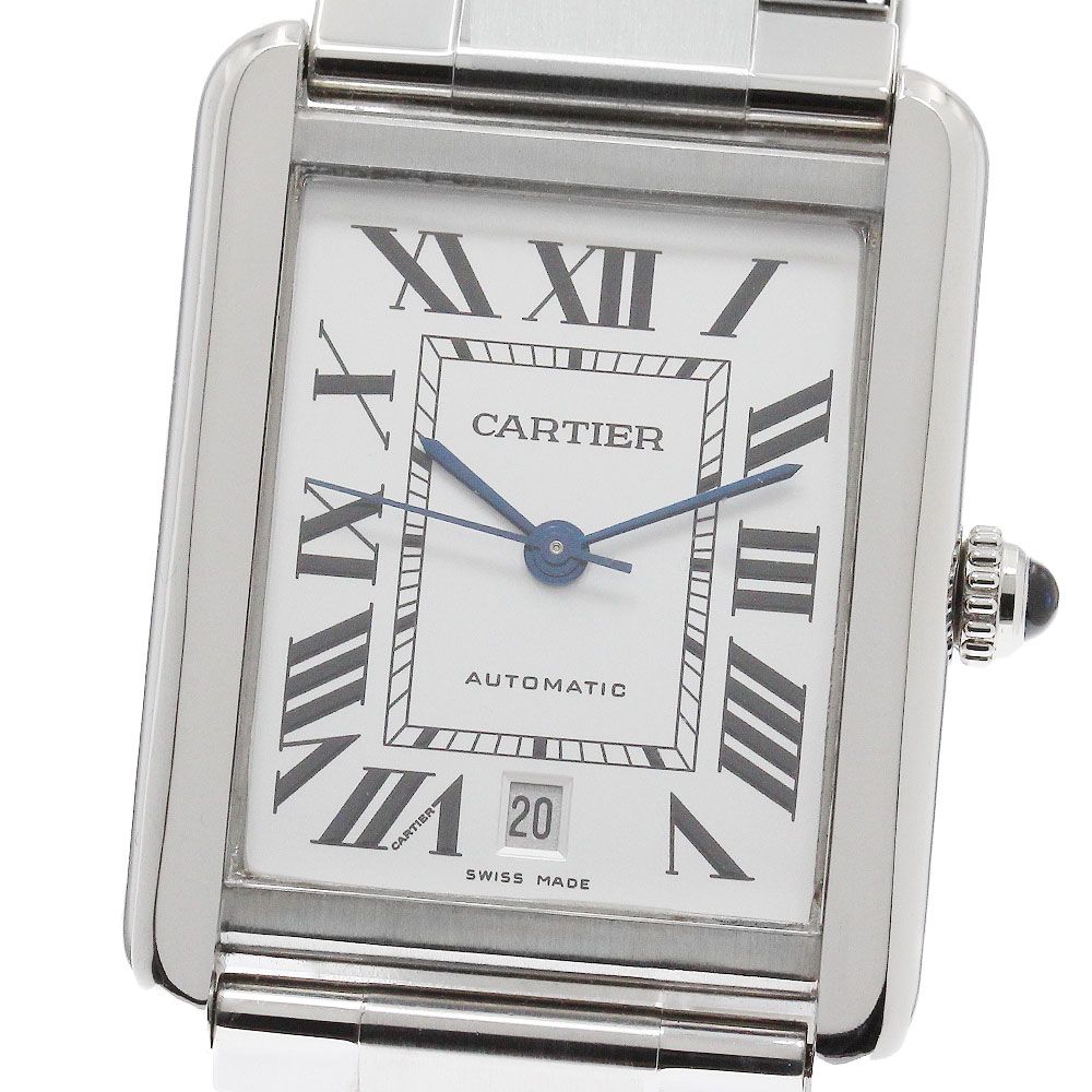 カルティエ CARTIER W5200028 タンクソロ XL デイト 自動巻き メンズ _869308