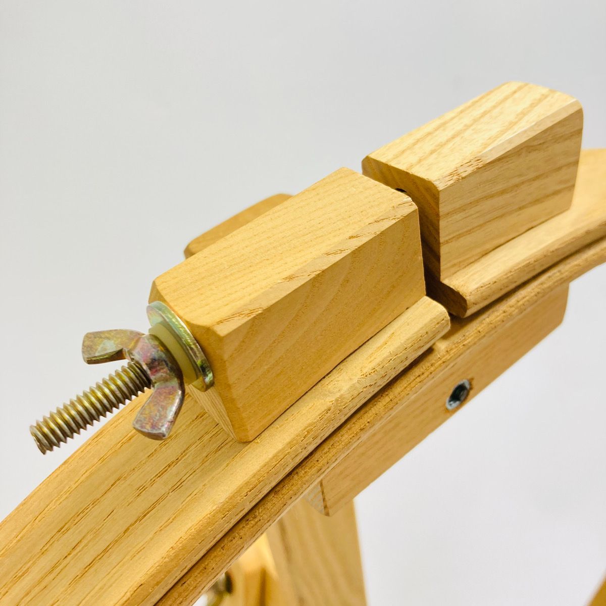 Hinterberg Design スタンドキルトフープ 木製 直径約55cm パッチ 