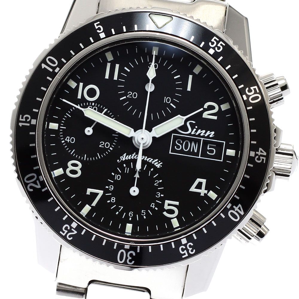 ジン Sinn 103 クロノグラフ デイデイト 自動巻き メンズ _938972