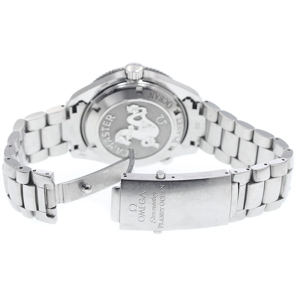  オメガ OMEGA 2201.51 シーマスター600 プラネットオーシャン デイト コーアクシャル 自動巻き メンズ 保証書付き_939868 防寒アウター 自動巻き時計 腕時計(アナログ)