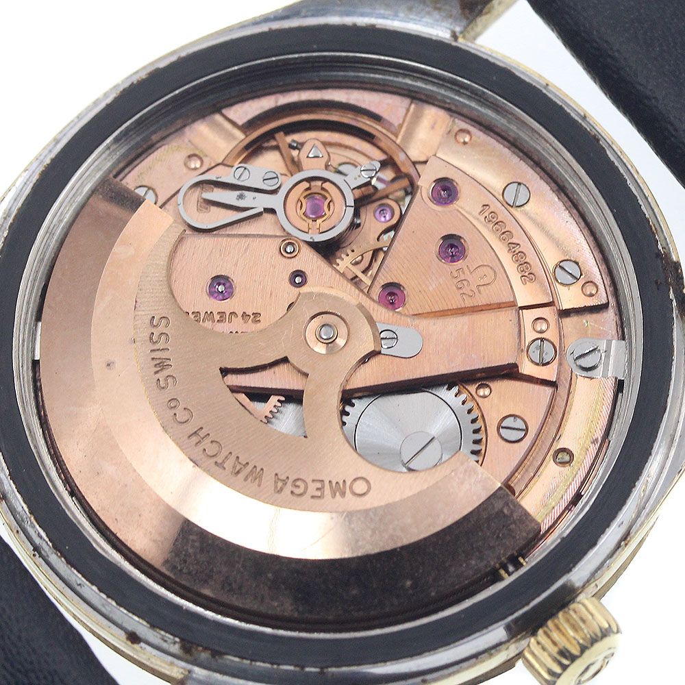  オメガ OMEGA 166.010-62 シーマスター デイト Cal.562 自動巻き メンズ _932186 チェスターコート 自動巻き時計 腕時計(アナログ)