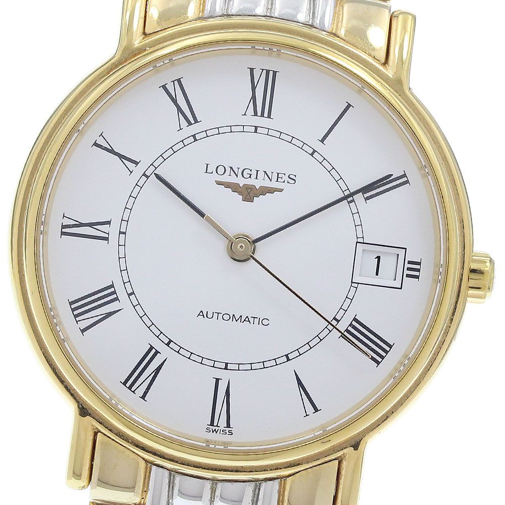 ロンジン LONGINES L4.821.2 プレザンス デイト 自動巻き メンズ _942665