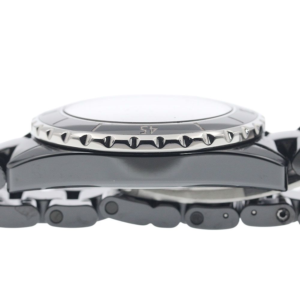  シャネル CHANEL H1626 J12 38ｍｍ 黒セラミック 12Pダイヤ 自動巻き メンズ _939627 モード系 自動巻き時計 腕時計(アナログ)