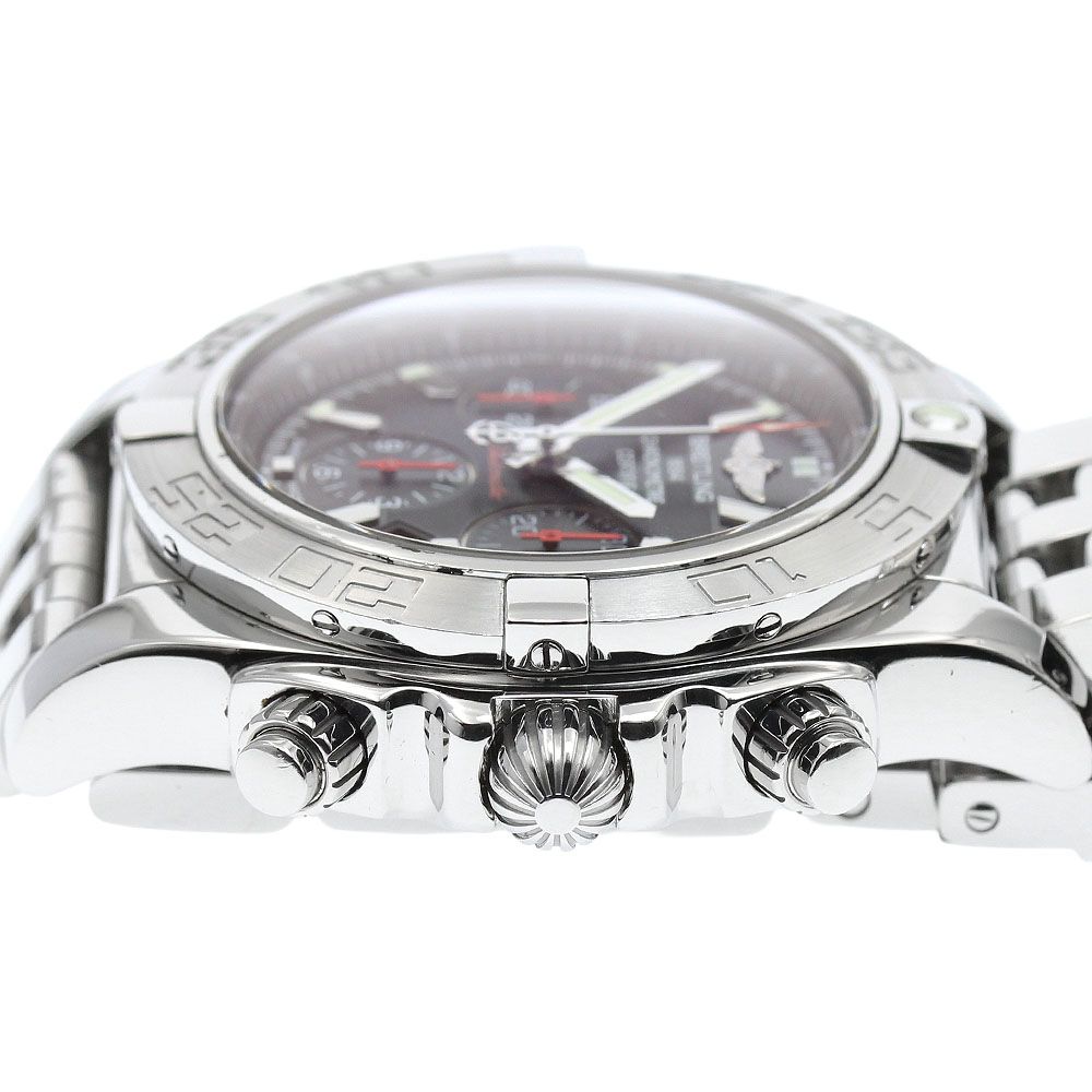  ブライトリング BREITLING AB0111 クロノマット44 デイト 自動巻き メンズ 保証書付き_935895 お出かけ用 自動巻き時計 腕時計(アナログ)