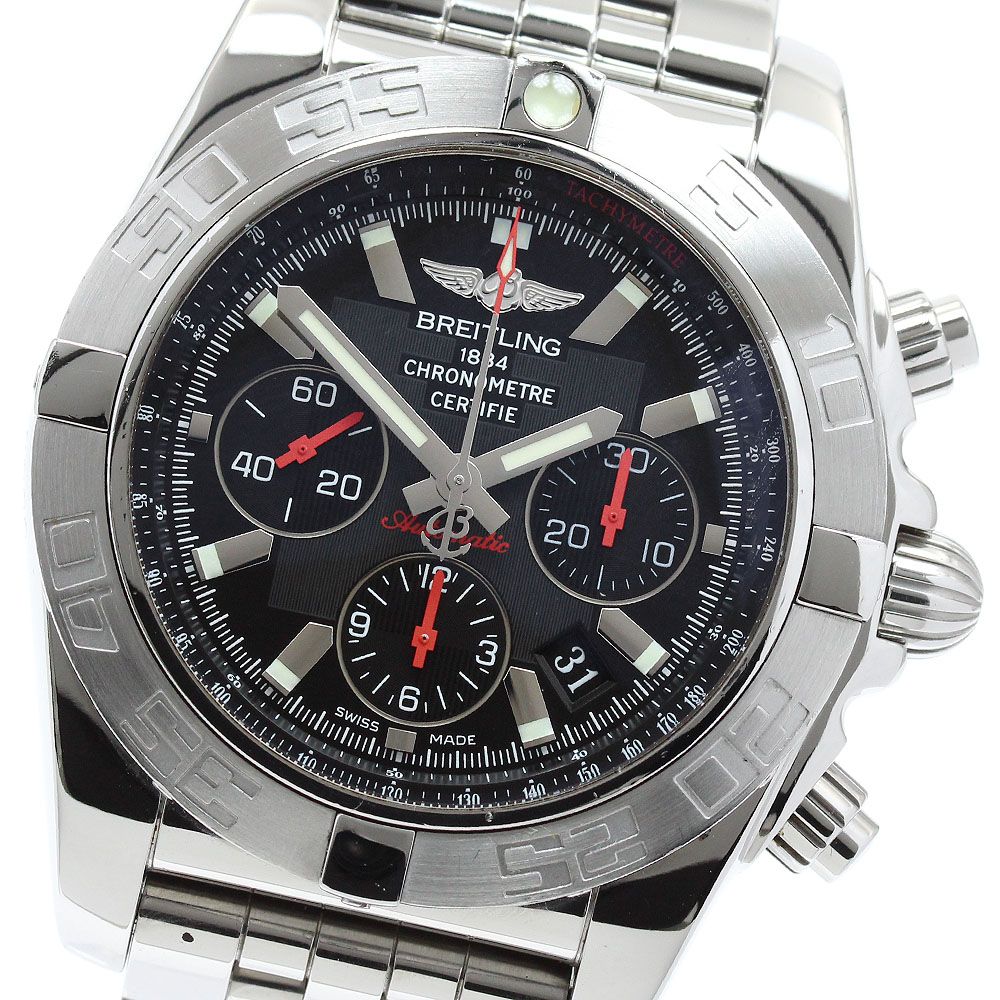 ブライトリング BREITLING AB0111 クロノマット44 デイト 自動巻き メンズ 保証書付き_935895