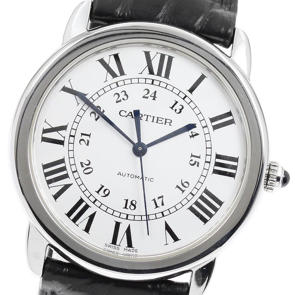 カルティエ CARTIER WSRN0013 ロンドソロ MM 自動巻き ボーイズ _849596