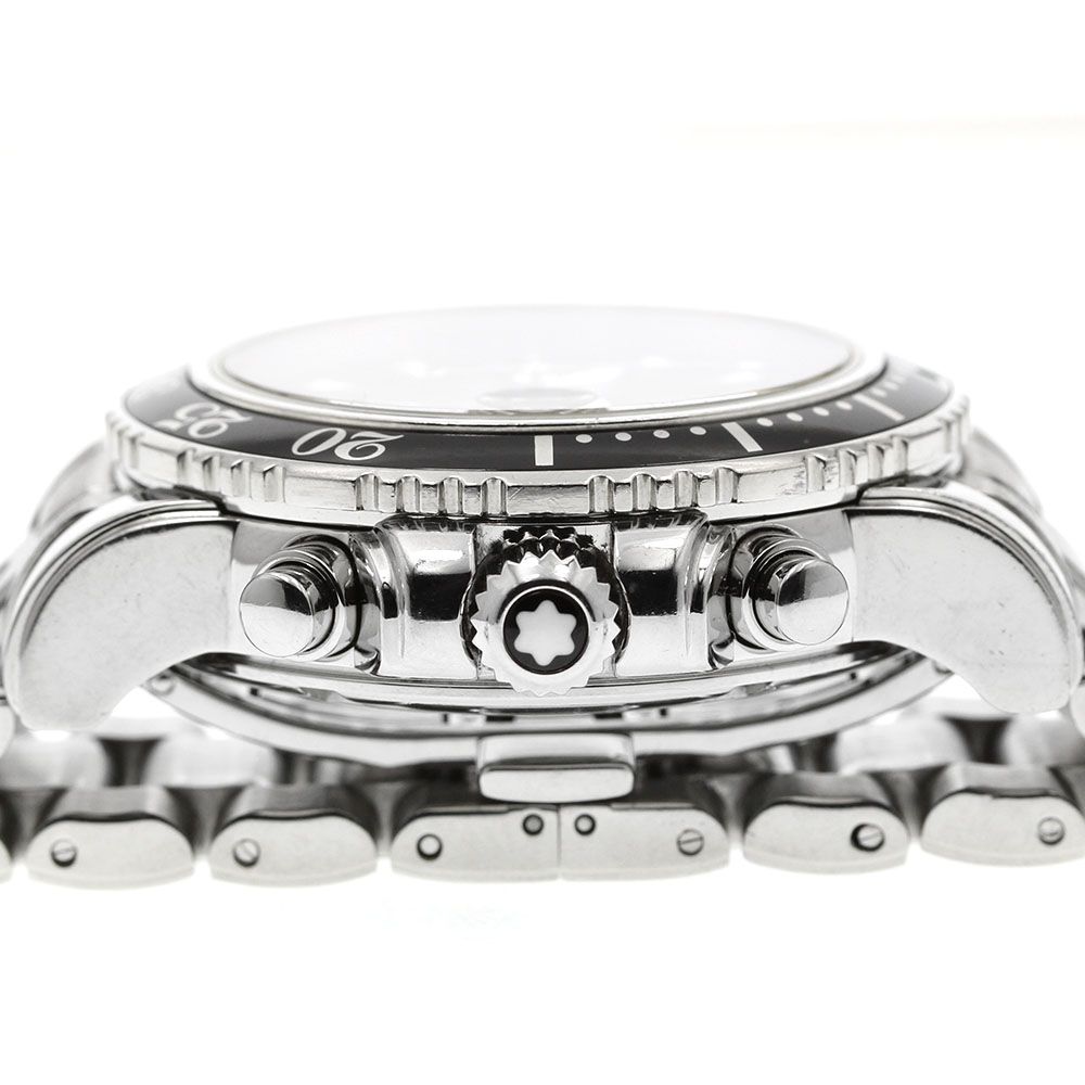  モンブラン MONTBLANC 7034 マイスターシュティック デイト クロノグラフ 自動巻き メンズ _942596 トレンド感 自動巻き時計 腕時計(アナログ)