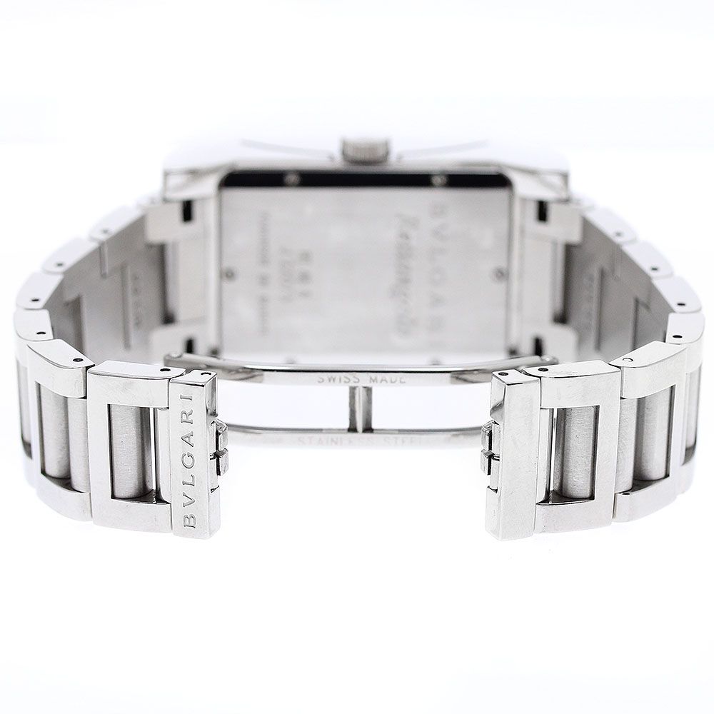  ブルガリ BVLGARI RT45S レッタンゴロ デイト 自動巻き メンズ _940015 トレンド感 自動巻き時計 腕時計(アナログ)