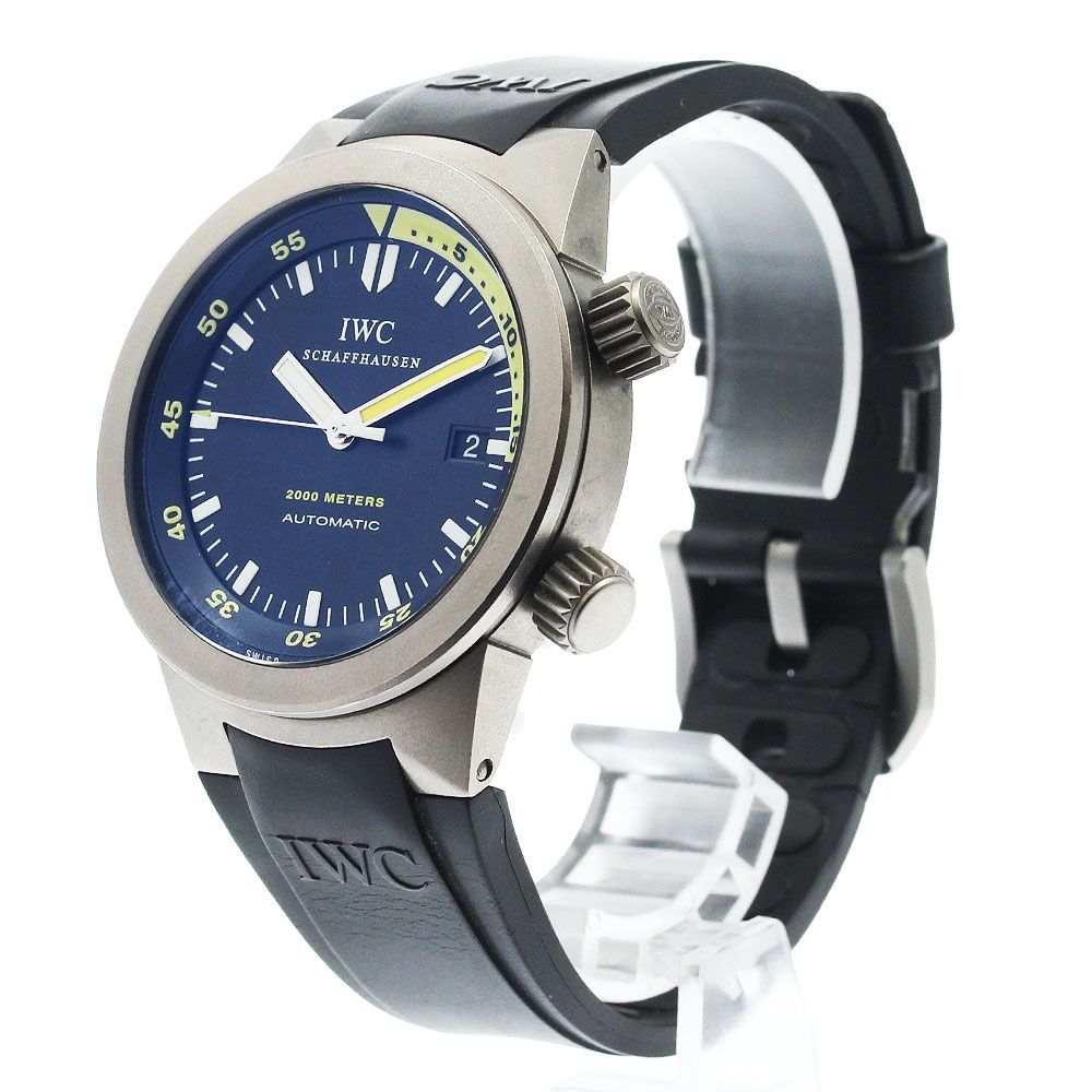 ベルト訳あり IWC IWC SCHAFFHAUSEN IW353804 アクアタイマー オートマティック2000 デイト 自動巻き メンズ 保証書付き_936353 パーカー 自動巻き時計 腕時計(アナログ)