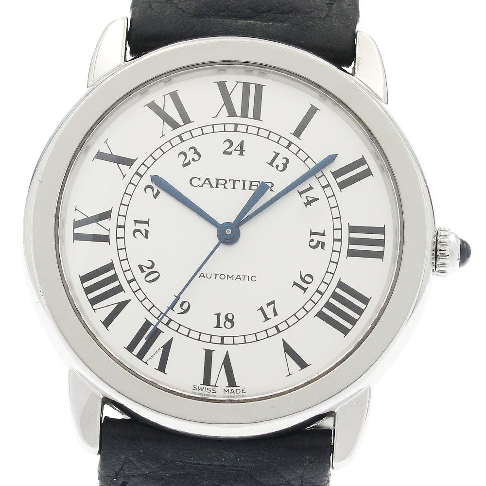 カルティエ CARTIER WSRN0021 ロンドソロ ドゥ カルティエ 自動巻き メンズ _849599