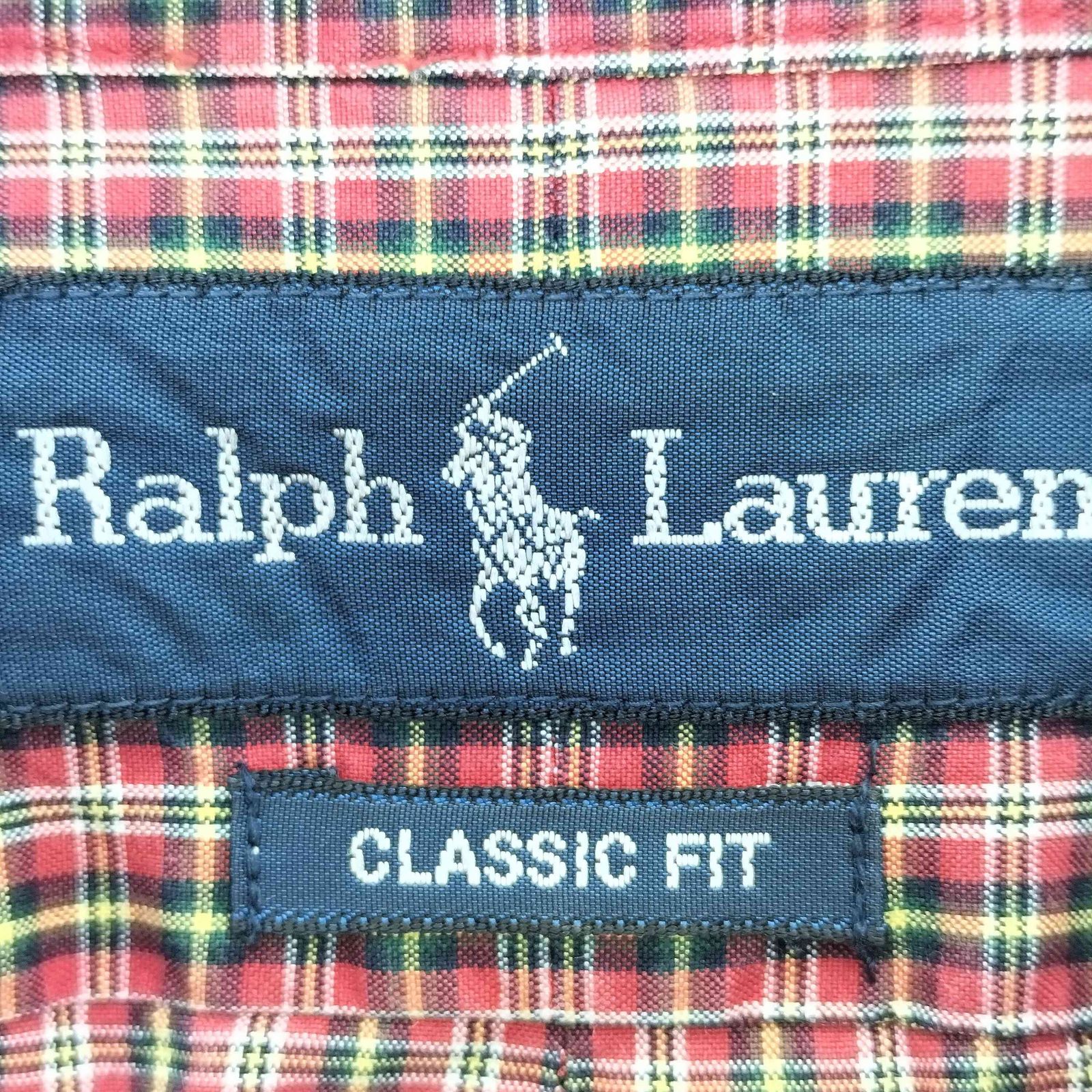 ラルフローレン RALPH LAUREN 90-00s CLASSIC FIT ポニー刺繍 ボタン 