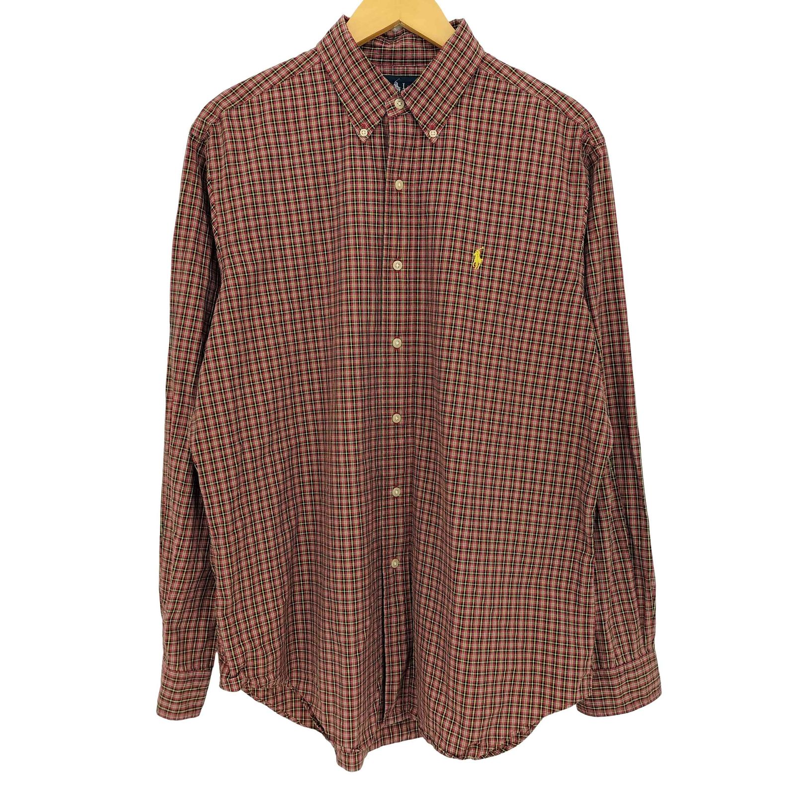 ラルフローレン RALPH LAUREN 90-00s CLASSIC FIT ポニー刺繍 ボタン 