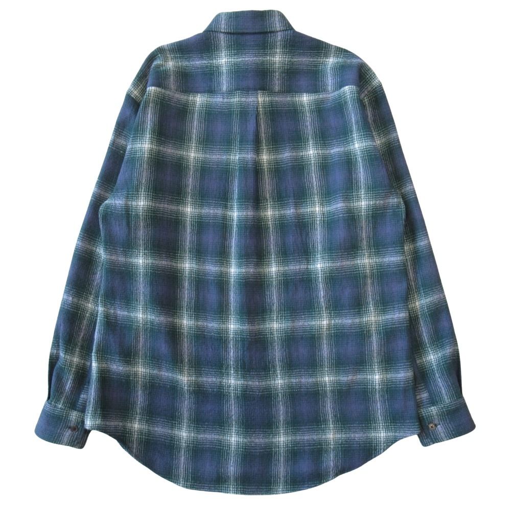 新品同様 25AW AURALEE オーラリー エアリー ウール チェック シャツ