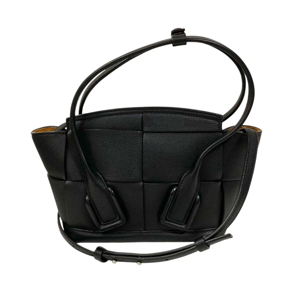 Bottega Veneta ブラックバック 美品 BOTTEGA VENETA ボッテガヴェネタ ミニザアルコ レザー 2way