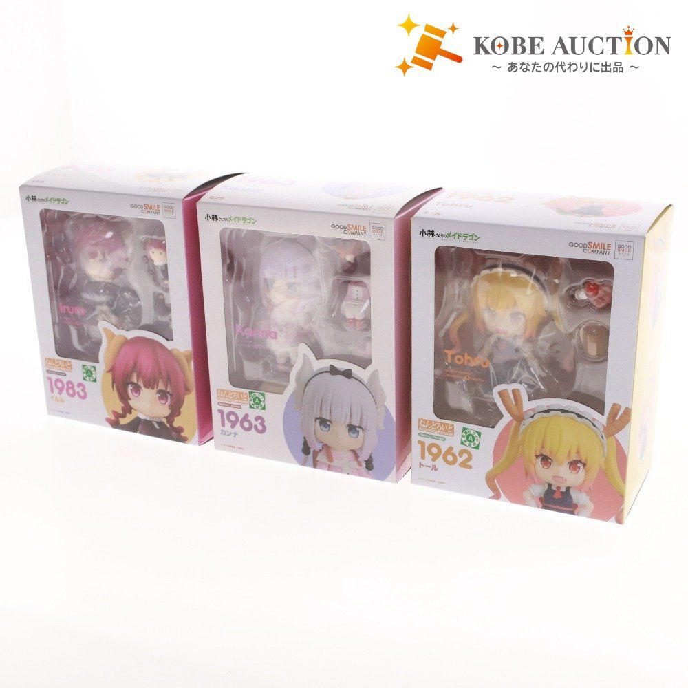 ねんどろいど 小林さんちのメイドラゴン トール カンナ イルル 未開封