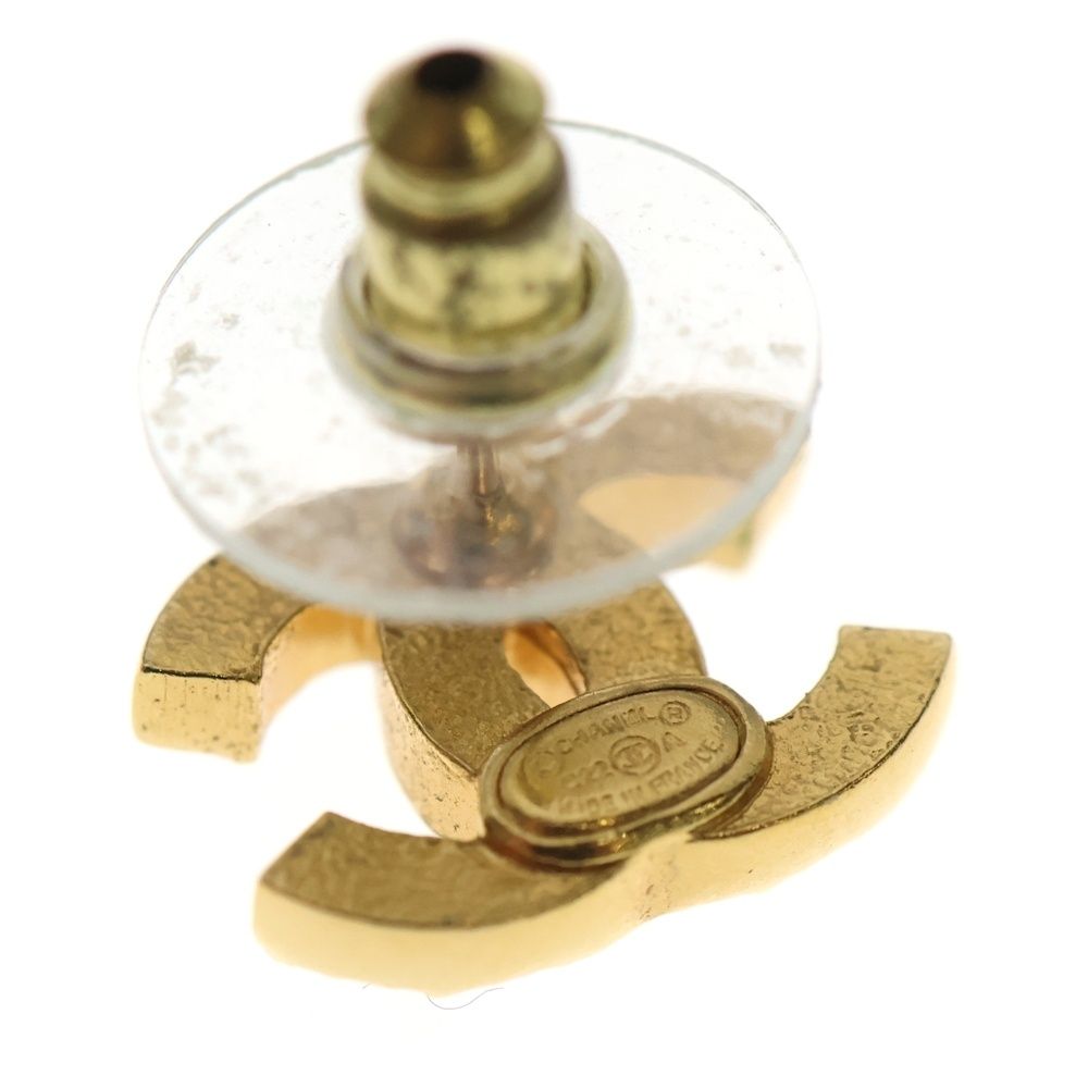 CHANEL (シャネル) C22A フェイクパールココマーク ピアス ゴールド