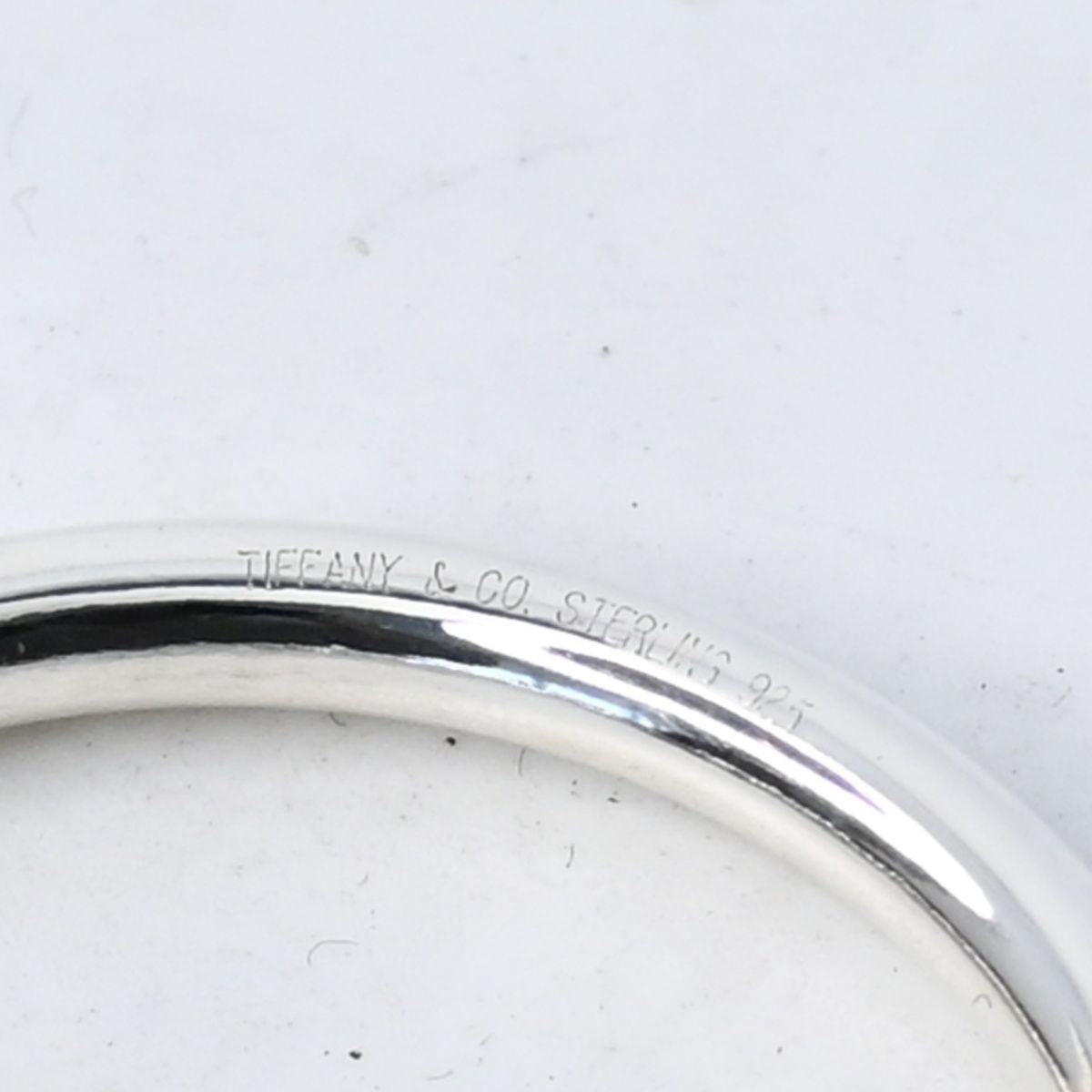 研磨済】Tiffany&Co. ゴルフ キーリング スターリングシルバー 925 