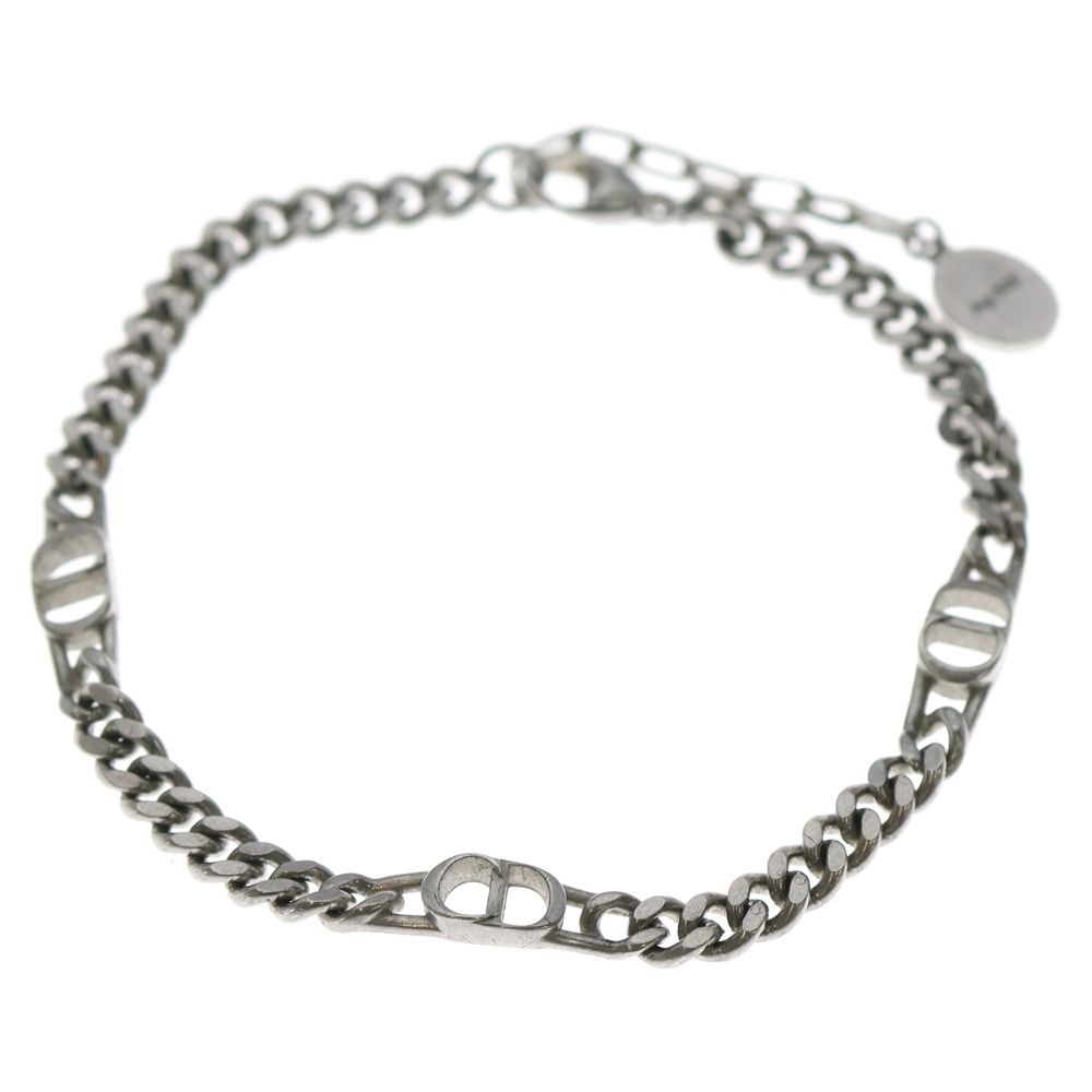 DIOR (ディオール) CD ICON チェーンリンク ブレスレット シルバー