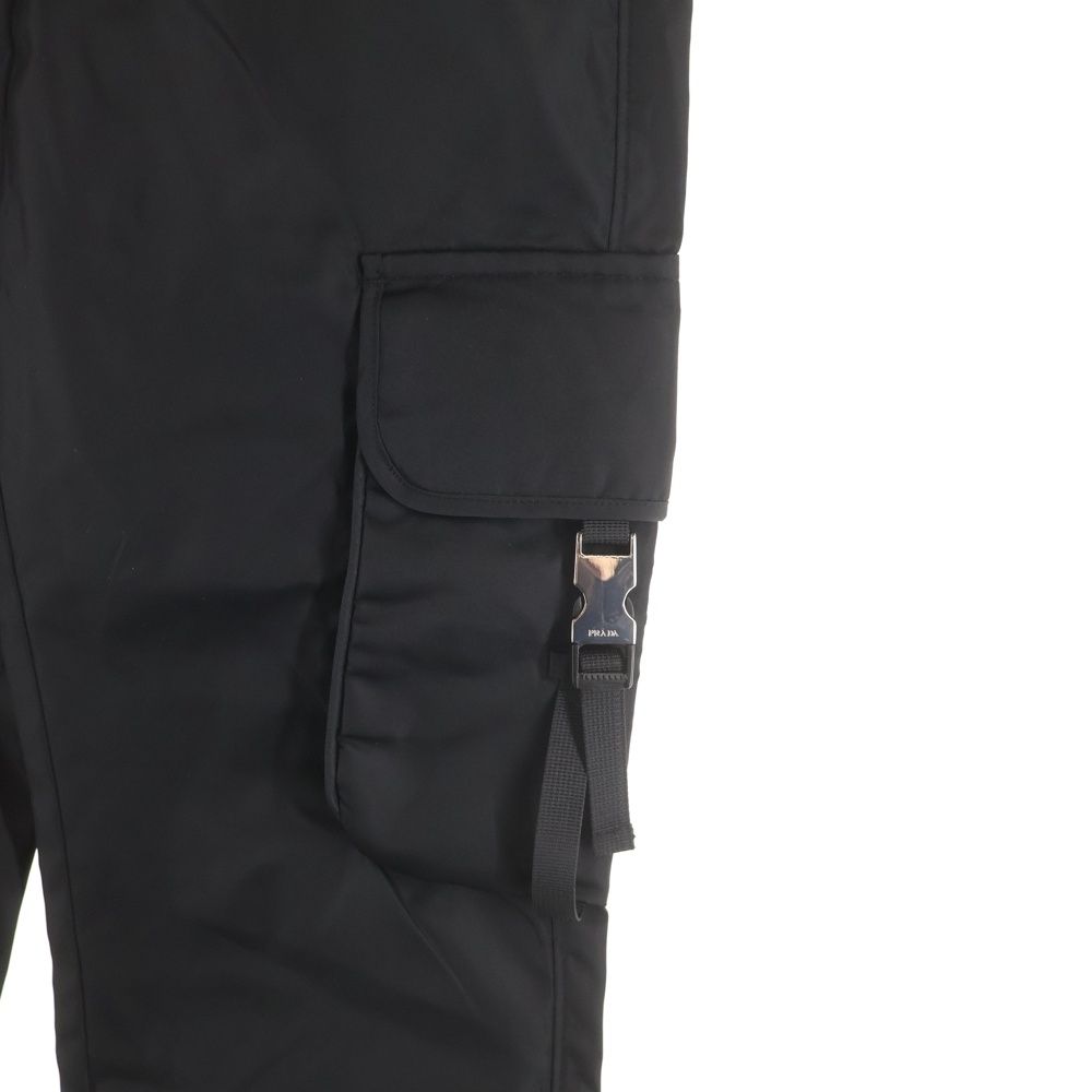 PRADA (プラダ) ReNylon ナイロンカーゴパンツ ブラック 22H815 S201