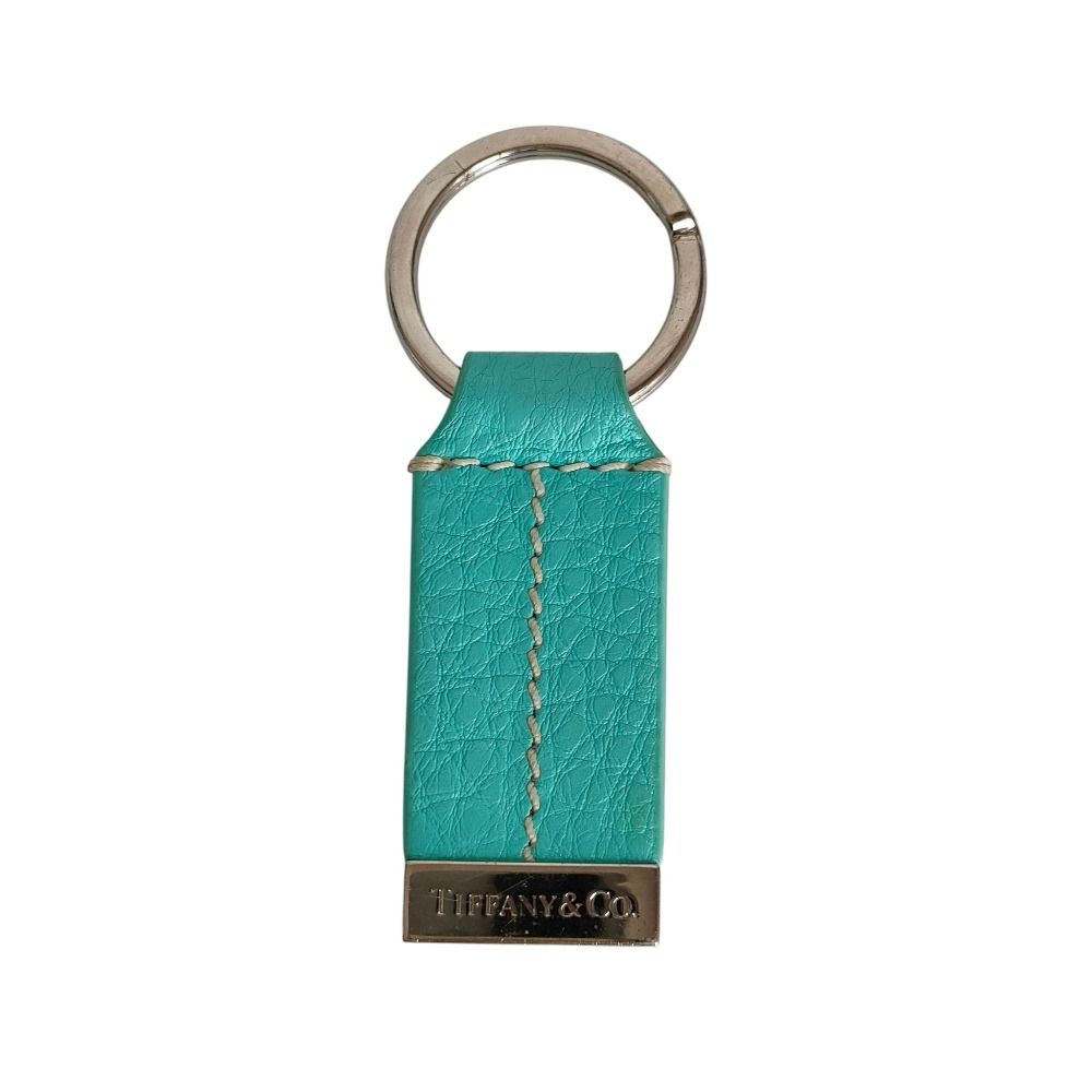 Tiffany&Co. ティファニーレザーストラップ付きキーリングライト