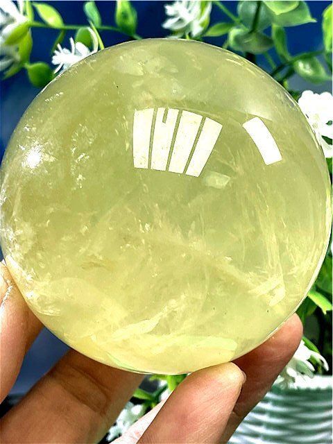 AAA級 金運UP 天然シトリン丸玉B89D1|287D15D