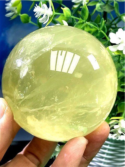 天然シトリン丸玉B89D1|287D15D