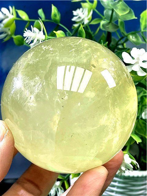 天然シトリン丸玉B89D1|287D15D