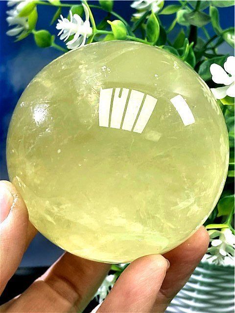 天然シトリン丸玉B89D1|287D15D