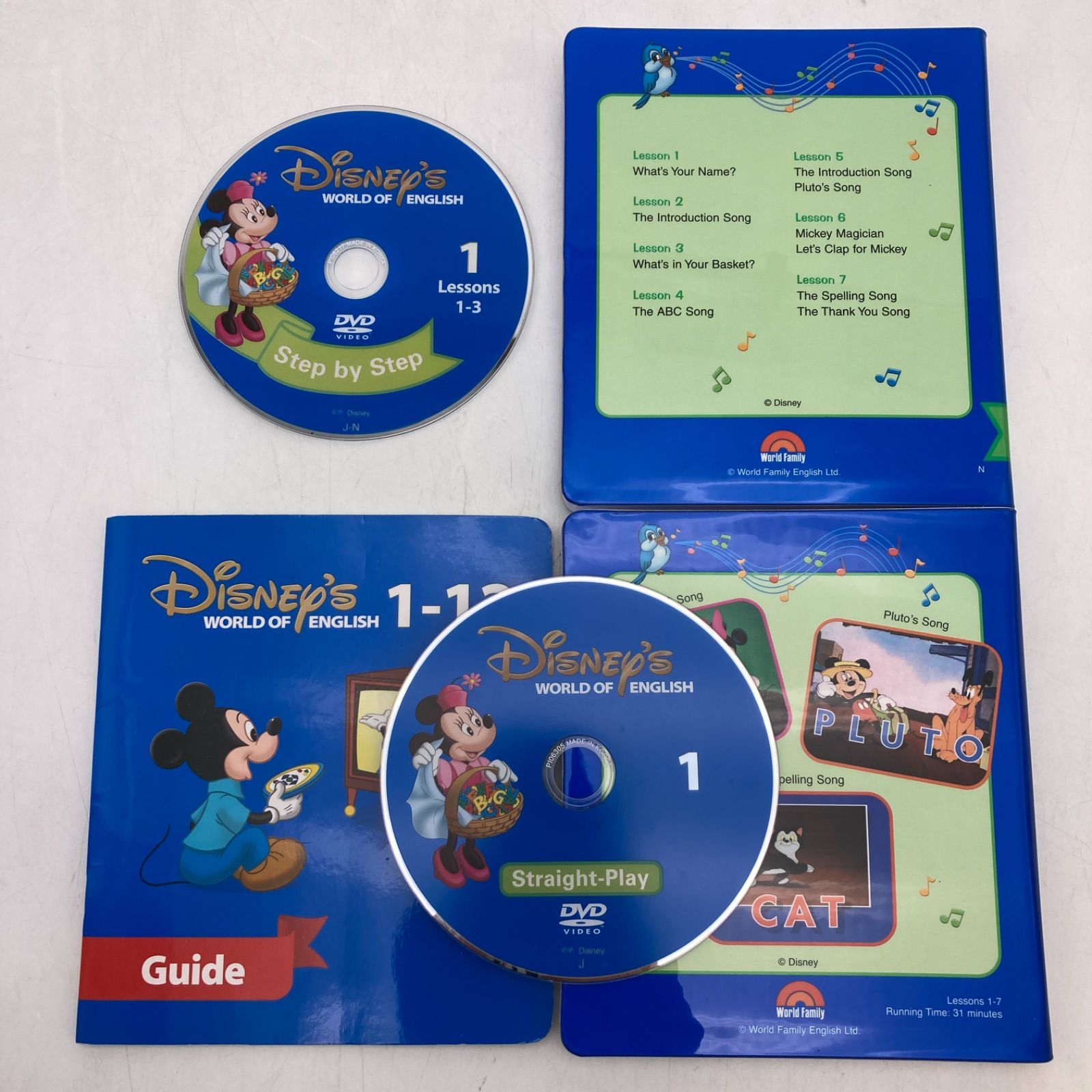 2018年 メインプログラム ストレートプレイDVD ディズニー英語システム