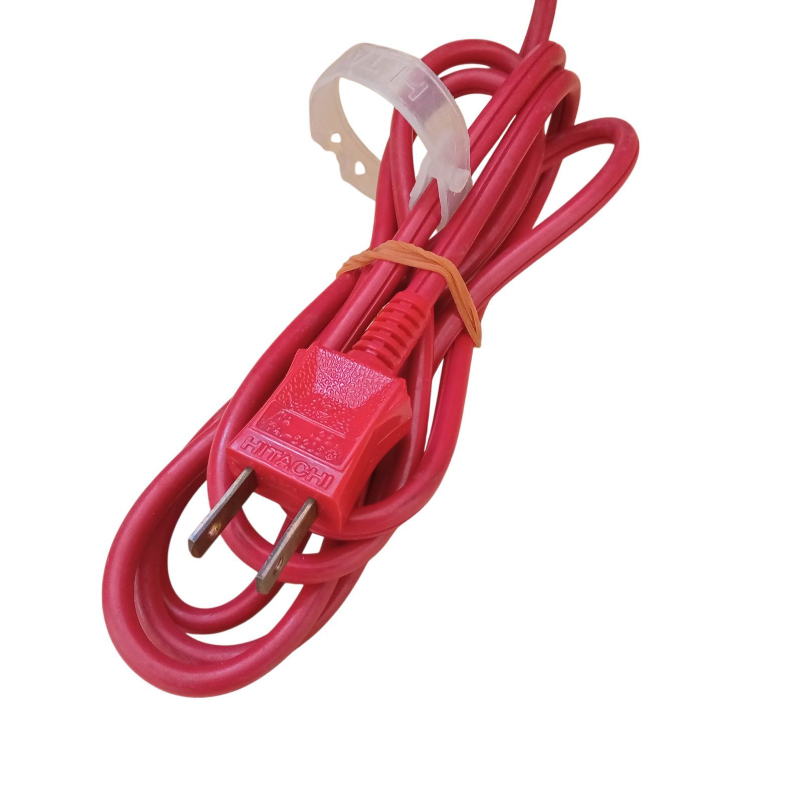 X02158 スチームアイロン 日立 IS-690T 赤 昭和レトロ 100V-600W 家電