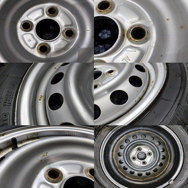 【DL SV01 155/80R14 88/86N LT】スタッドレス【スチールホイール 14インチ 5J4HPCD100】21年製 バリ溝 プロボックス サクシード等(KTM615) DL SV01 155/80R14 88/86N LT】スタッドレス【スチールホイール 14