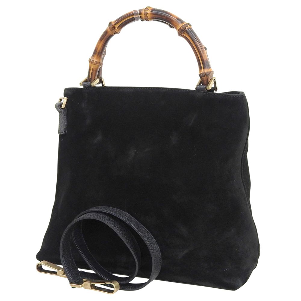 本物保証】 布袋付 超美品 グッチ GUCCI バンブー ハンドバッグ