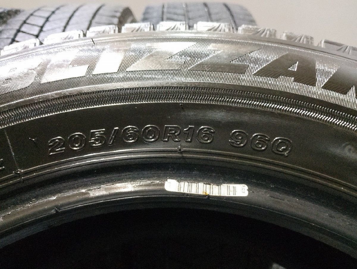 BS BRIDGESTONE BLIZZAK VRX3 205/60R16 16インチ スタッドレス 4本 21