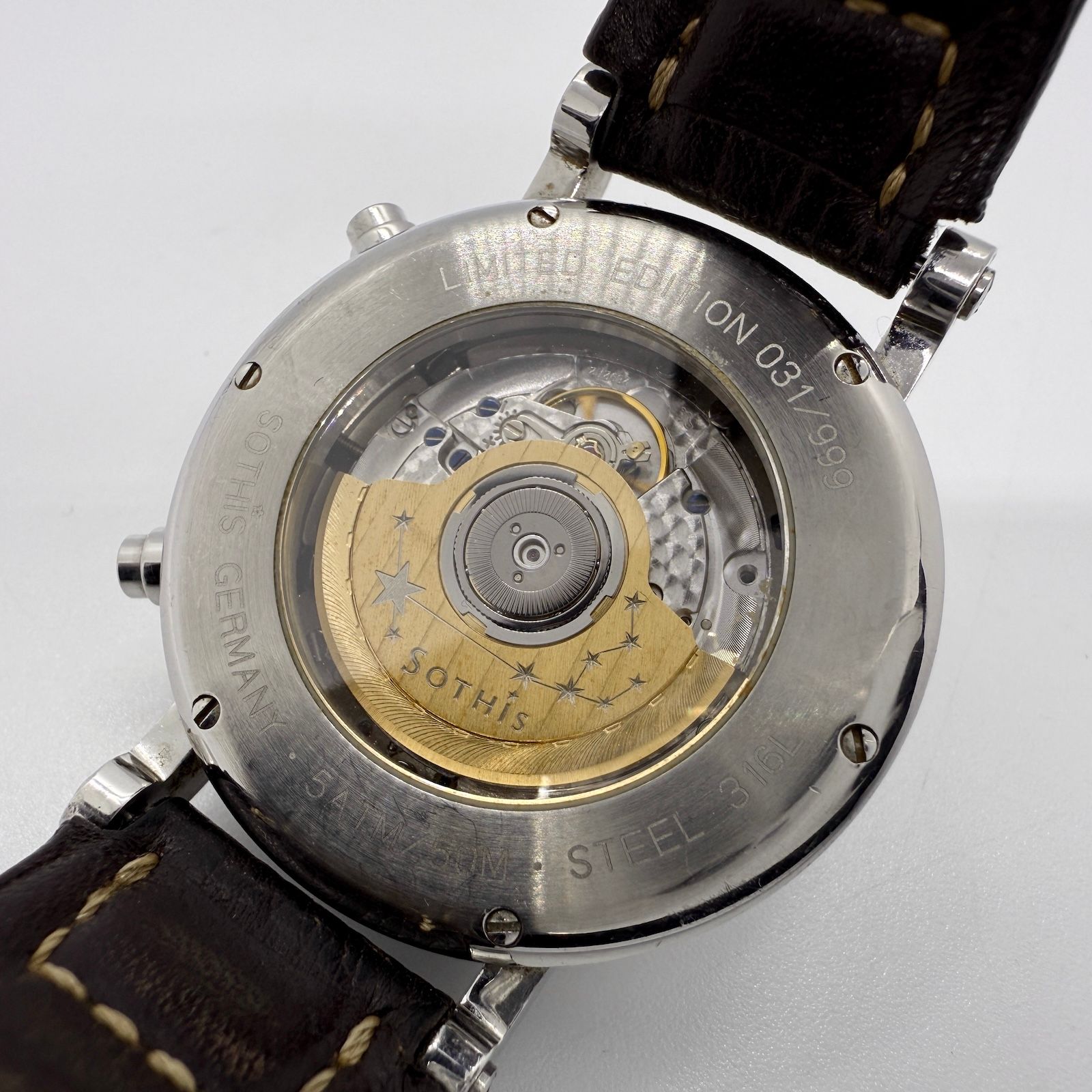  セントラルB SOTHIS ソーティス ブラック AT メンズ 999本 031|999 訳あり 腕時計 男性向け 自動巻き時計 腕時計(アナログ)